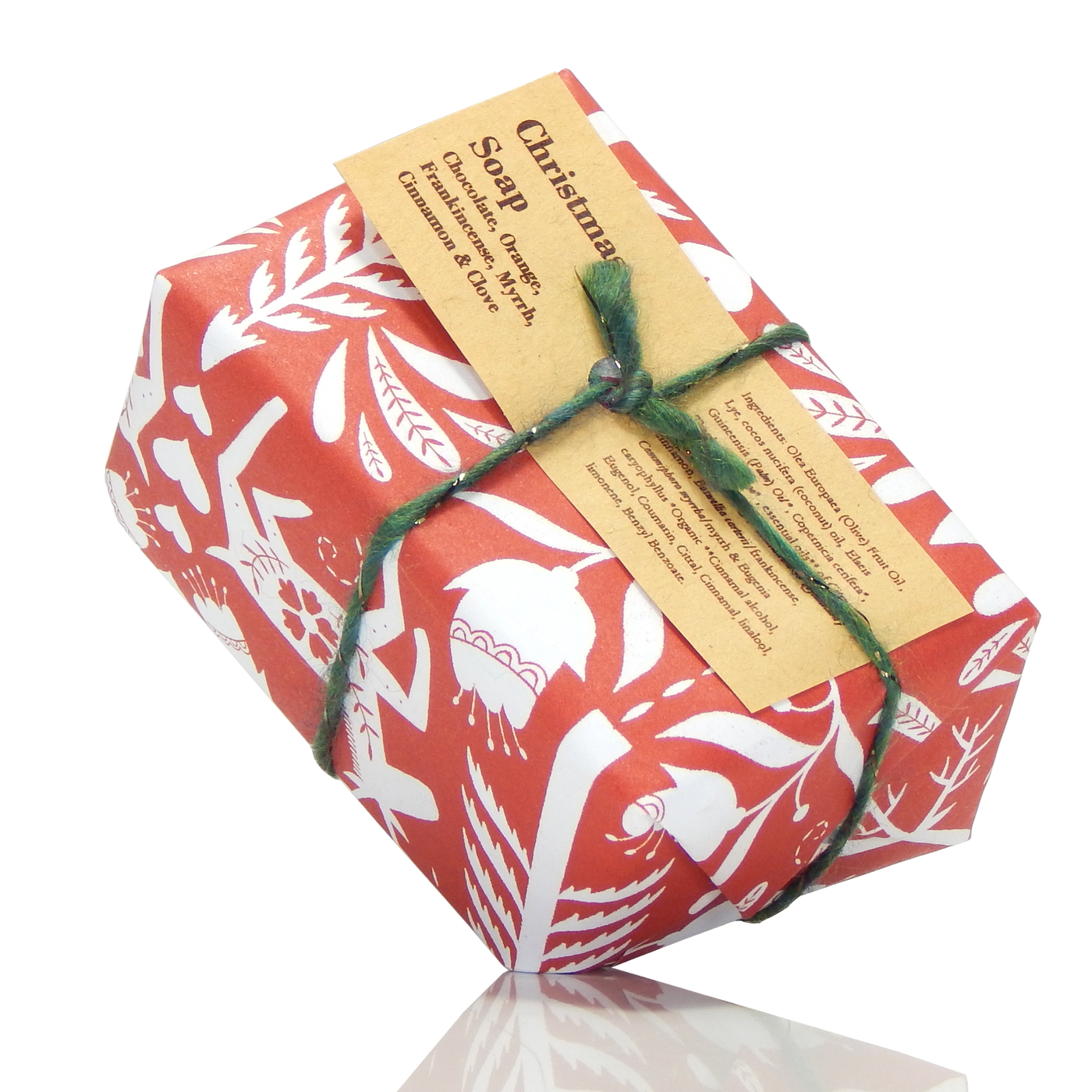 Christmas Soap -Chocolate, Cinnamon, Orange, Frankincense & Myrrh.