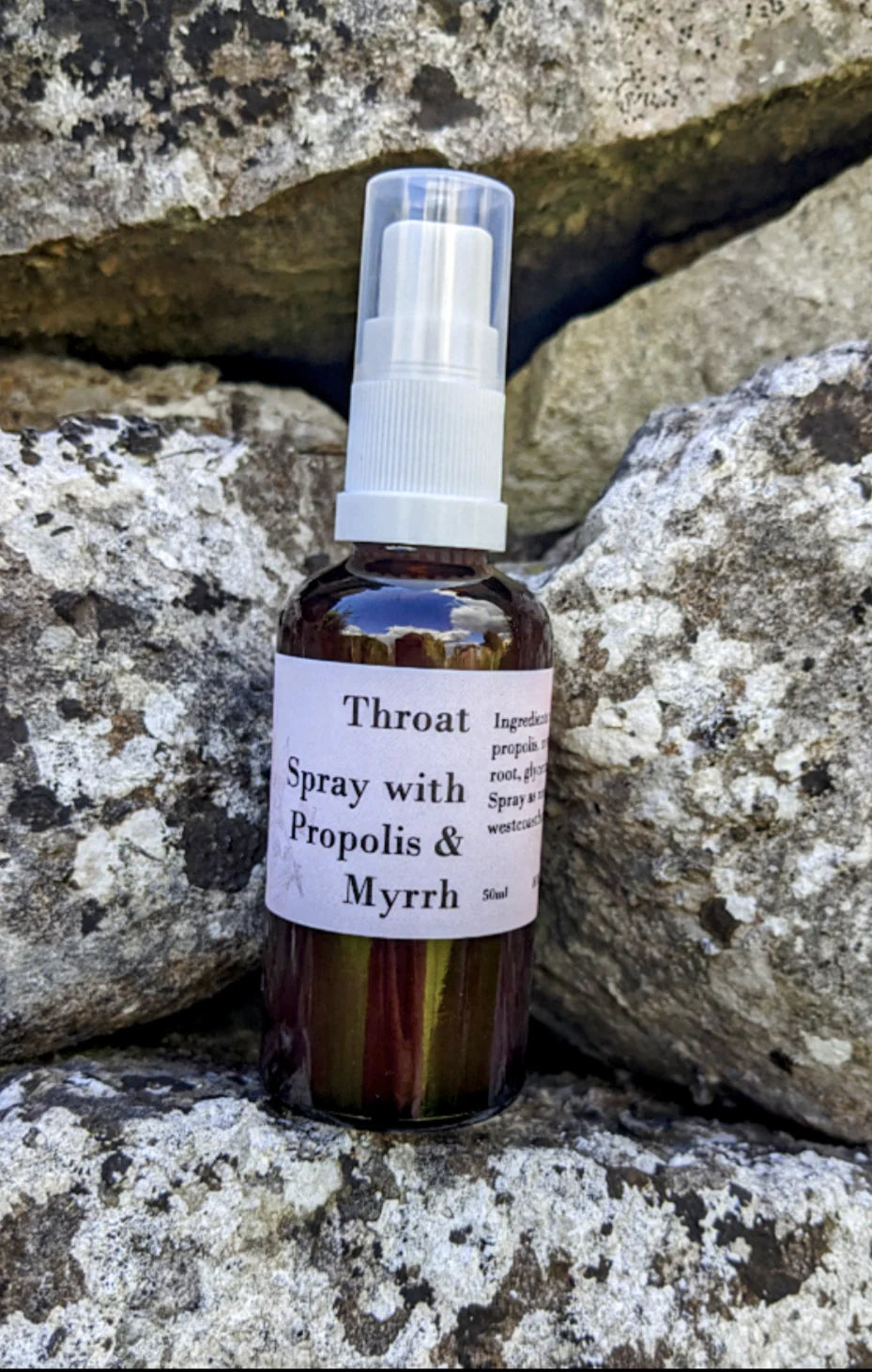 Throat Spray with Propolis & Myrrh